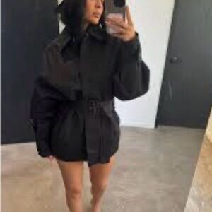 KHY short trench coat